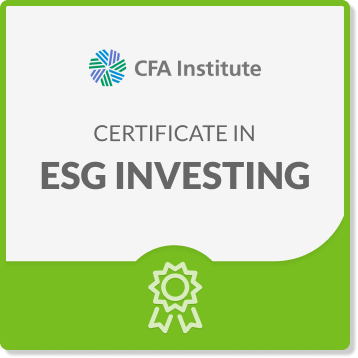 CFA Institute ESG Investing Certificate